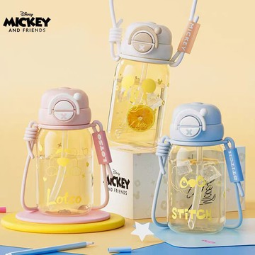 天藍小舖-迪士尼質感燙金雙飲水杯620ml-共3色-$390【A11115287】