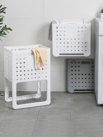 可折疊臟衣籃壁掛式臟衣服收納筐家用衣服框洗衣籃子臟衣簍子