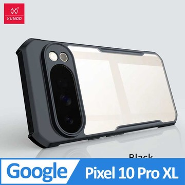 XUNDD Google Pixel 10 Pro XL 防摔保護軟殼 炫酷黑