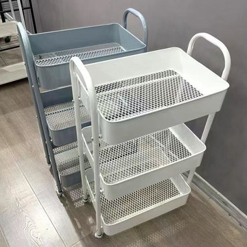 綠安禾🚚 儲物架收納置物架小推車多層落地移動浴室衛生間零食書架廚房臥室