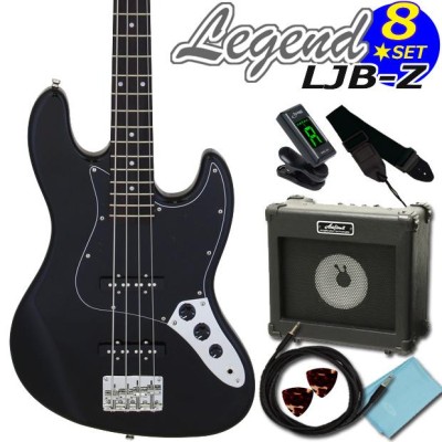 ベース 初心者 セット レジェンド Legend LJB-Z/BBK お手軽8点入門