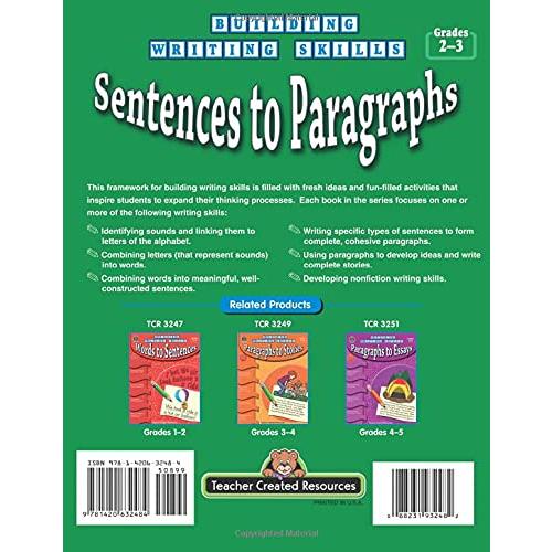 Building Writing Skills: Sentences to Paragraphs: Sentences to Paragraphs