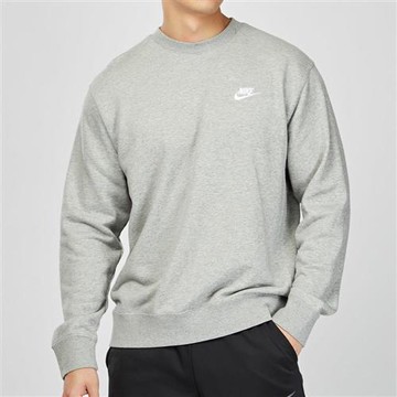 Nike Club Hoodie 男款 灰色 棉質 刺繡 保暖 長袖 大學T BV2667-063