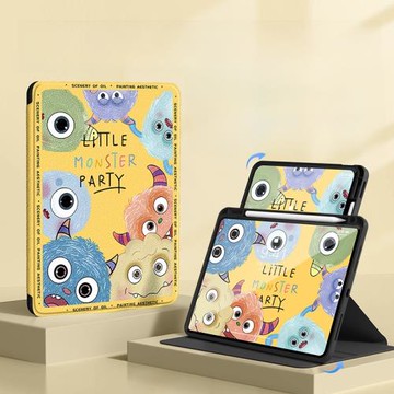 適用ipadair保護套ipadpro保護殼2024新款蘋果平板ipad10第10可旋轉11帶筆槽12.9全面屏mini6/5硅膠air4防摔3