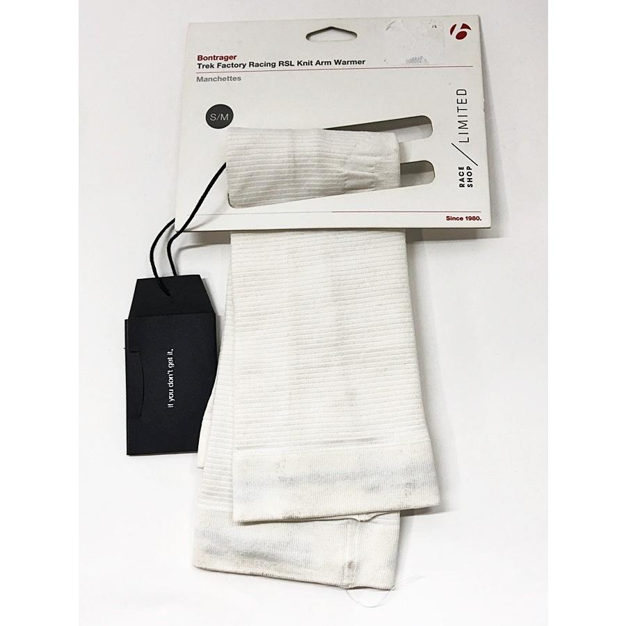 GI063 ボントレガー BONTRAGER RSL Knit Arm Warmer アームウォーマー S/M WHITE