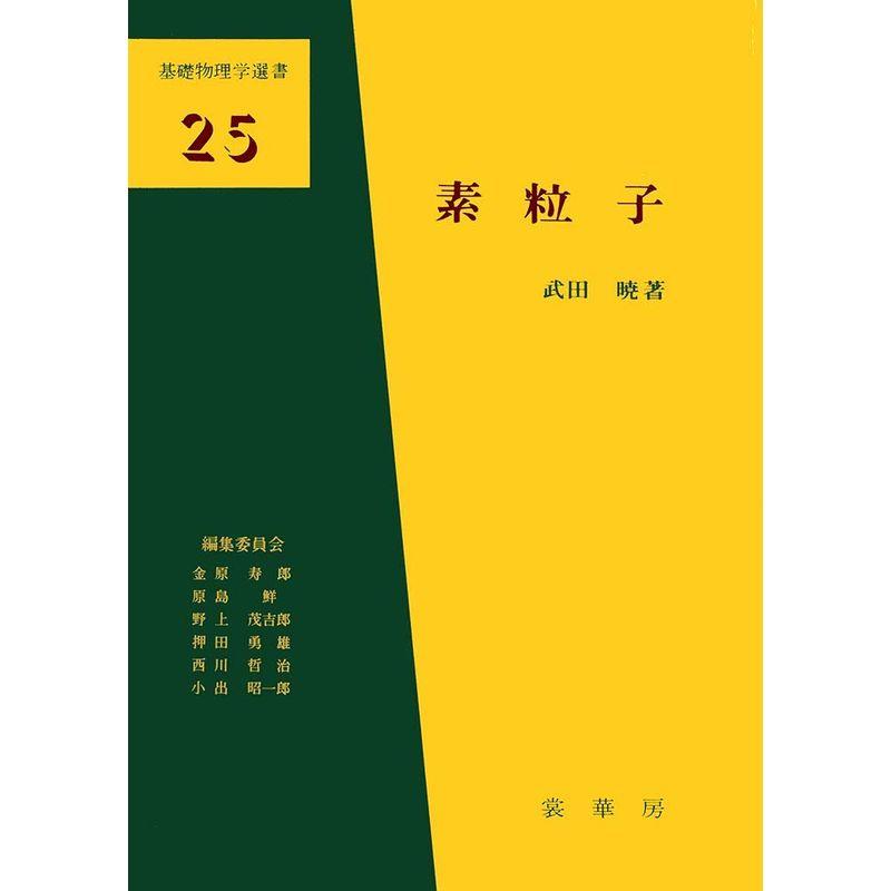 素粒子 (基礎物理学選書)