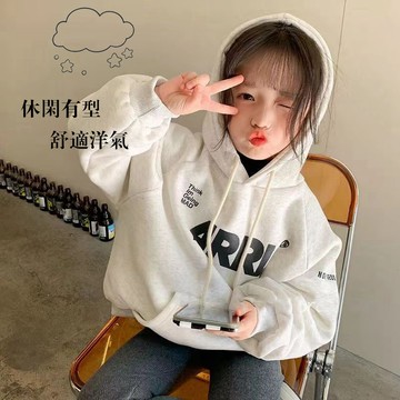 🎀biubiu童裝🎀現貨🌈兒童上衣 秋冬季 女童男童 韓版 冬裝加絨衛衣 寶寶1-3嵗 百搭 雙層加厚 連帽保暖外套