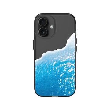 iPhone 16 Clear (相機按鈕) 酷墨灰 - Ocean Collection: Let's Sea 海洋系列：一路向海 - 午後波光