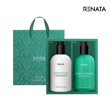 【RENATA蕾娜塔】冰薄洗護2入組 ( 控油 X 涼感 X 舒緩 ) | 夏季限定 控油涼感 售完為止 禮盒包裝