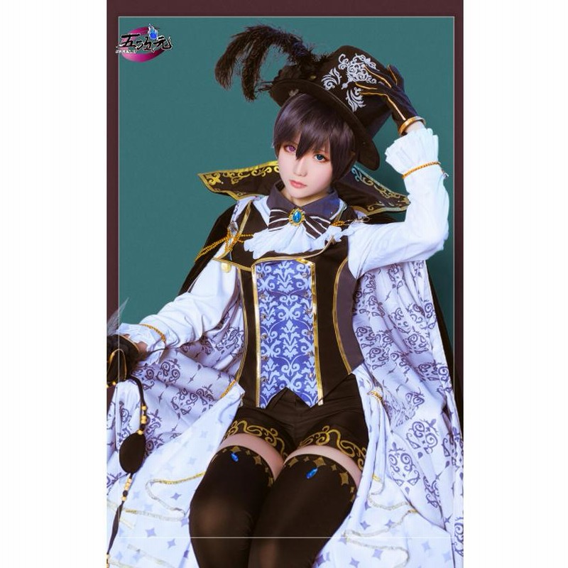 猫と三丁目 黒執事 コスプレ シエル 豪華 衣装セット 死神日覚
