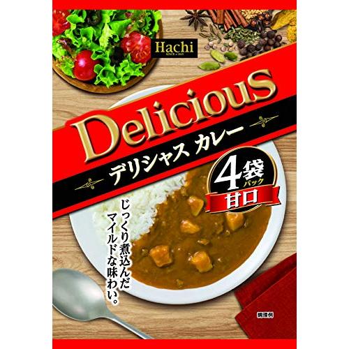 ハチ食品 デリシャスカレー甘口680g(170g×4個入り)×2袋