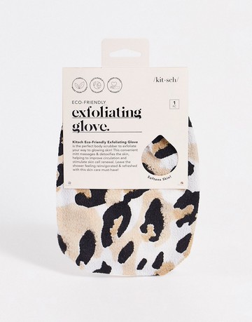 Kitsch Exfoliating Leopard Body Glove - MULTI