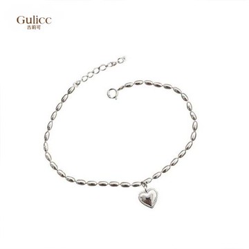【Gulicc】古莉可  韓版 Y2K 愛心 吊墜 手鍊(首飾 飾品 手鍊 手環 手繩 韓國 情人節 母親節 七夕 生日禮物)