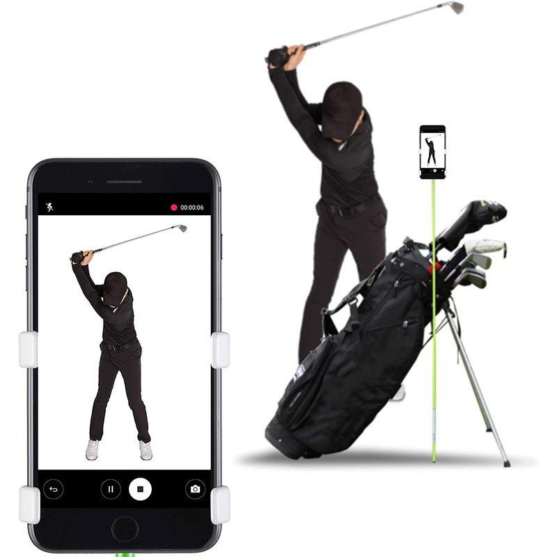 SelfieGOLF レコードゴルフスイング 携帯電話ホルダー ゴルフ ...