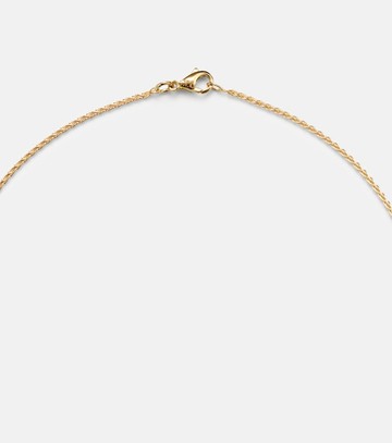 Marie Lichtenberg Luck 18kt gold pendant necklace with emerald