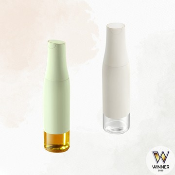 日系風自動翻蓋油壺【Winner】醬油瓶 倒油瓶 掀蓋玻璃油瓶 自動翻蓋油瓶 玻璃調味罐 油醋瓶 調味瓶 玻璃油壺