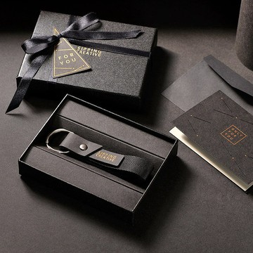 【快速出貨|禮盒】鑰匙圈(3色可選)經典禮物包裝_聖誕禮物