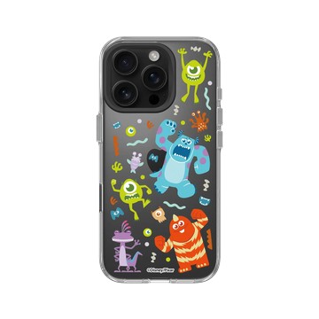 iPhone 16 Pro Clear Case（相機按鈕） 透明 - 迪士尼-皮克斯 PIXAR - 怪獸電力公司 - 寶寶風角色貼紙
