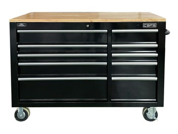【CSPS】132公分(52吋)10抽屜工作台車、工具櫃(工作台、收納櫃、工具櫃)