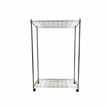 鐵力士架 【Top queen】45 x 120 x 185 cm 二層附輪鐵力士鍍鉻萬用收納架
