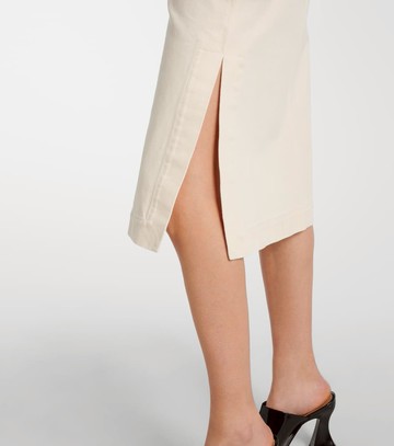 Bottega Veneta Denim midi skirt