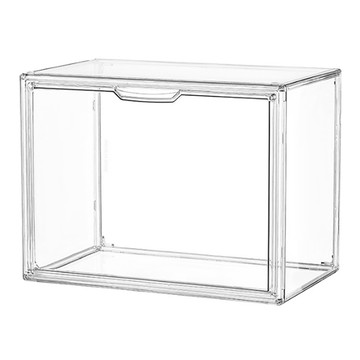 Winprice 多用途可堆疊包包鞋子收納盒一般款  透明  1個