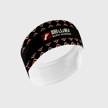 Compressport X 跑山獸聯名頭帶(勇士黑)