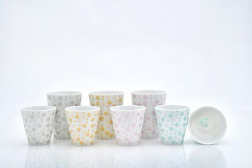 櫻花圖案茶杯 (HL) 金