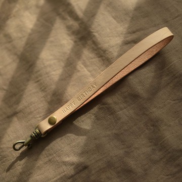 真皮客製手環帶 (客製英文字母)