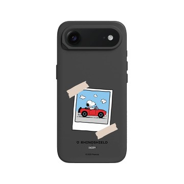 iPhone Air SolidX 黑 - 史努比 Snoopy - 拍立得-一起去兜風