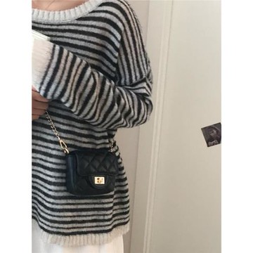 MK DA官方正品女包2025新款高級感真皮小方包設計時尚單肩斜挎包