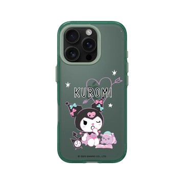 iPhone 16 Pro Clear 憂墨綠 - 三麗鷗-酷洛米 Kuromi - Good night