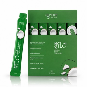 純素 中鏈三酸甘油脂 MCT油隨身包 防彈咖啡 MCT oil C8:C10 10ml x 30入/散裝