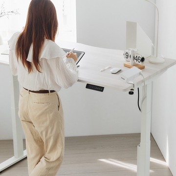 升級版-記憶電動三節式升降桌180*80