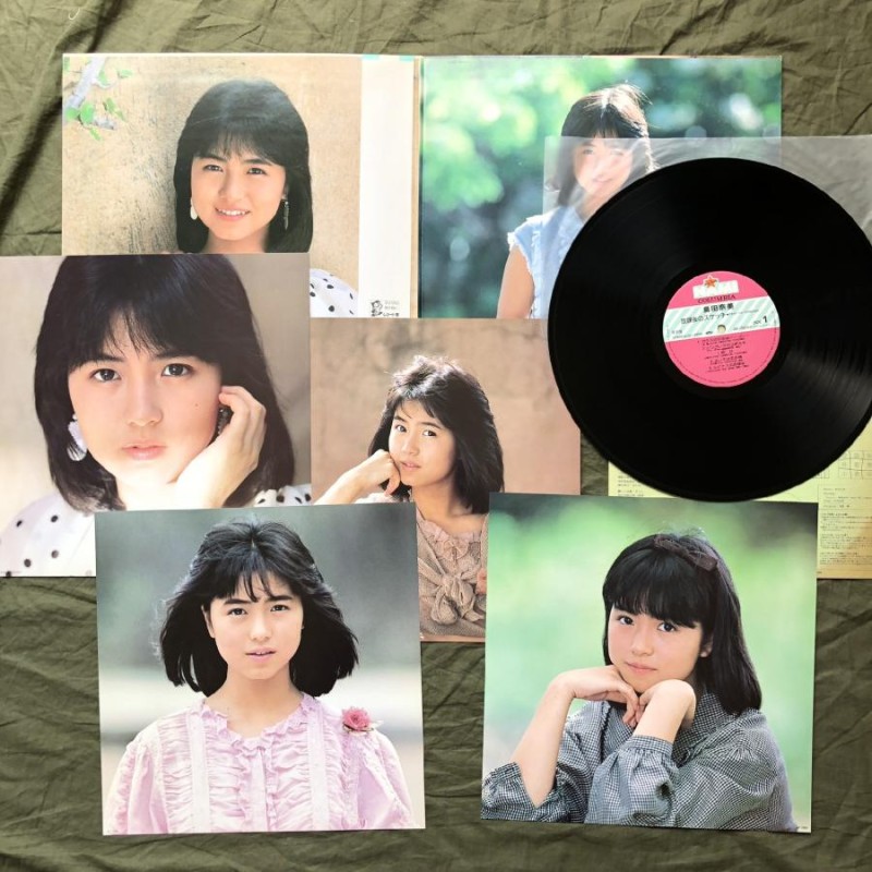 傷なし美盤 プロモ盤 1986年 島田奈美 Nami Shimada LPレコード 放課後のスケッチ Nami 1st Collection 帯付  アイドル 昭和アイドル | LINEショッピング