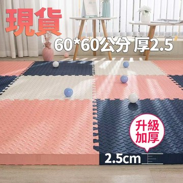 巧拼地墊 加厚60*60*2.5公分  無毒無味 運動墊 遊戲墊 防摔 防潮 防滑 爬爬墊 爬行墊 榻榻米墊子