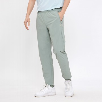 Hang Ten- 涼感四面彈吸濕快乾錐形長褲-男(草綠)