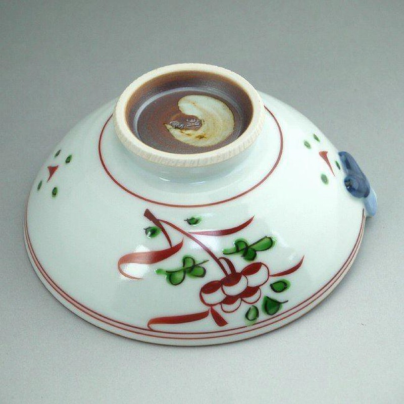 京焼 清水焼 二方花一閑人ご飯茶碗 昇峰 大 | LINEブランドカタログ
