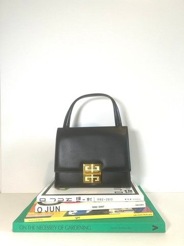 Givenchy黑色皮革手提色手挽袋 中古孤品 日本中古vintage