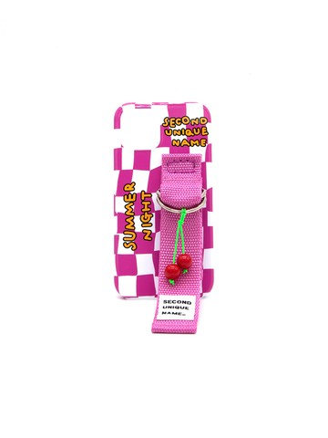 [Pink] Checkerboard Iphone Case