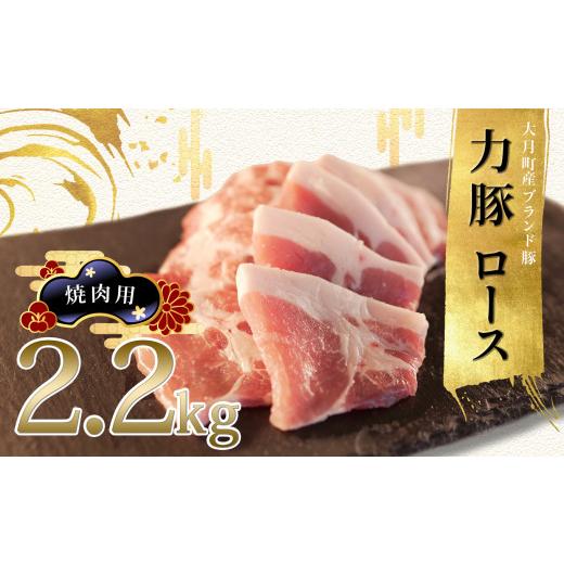 ふるさと納税 高知県 大月町 力豚ロース　焼き肉用2.2kg