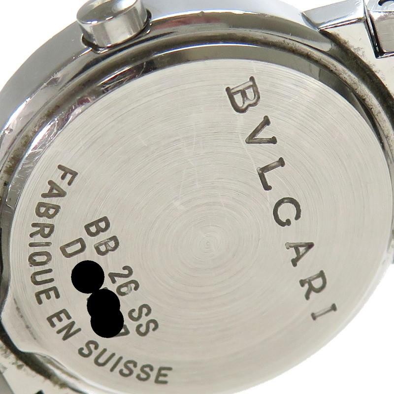 BVLGARI/ブルガリ ブルガリブルガリ BB26SS 腕時計 ステンレススチール クオーツ シルバー ブラック文字盤 レディース |  LINEショッピング