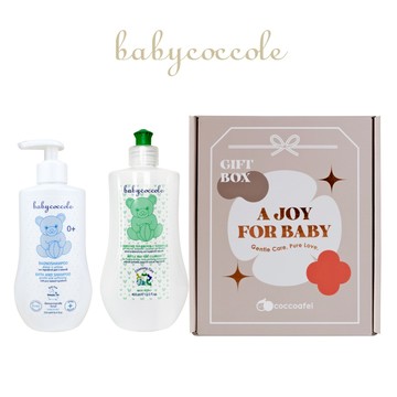 Babycoccole 寶貝可可麗 福潤安康御守禮盒｜官方旗艦店 彌月送禮 寶寶禮盒 二合一洗沐 奶瓶酵素