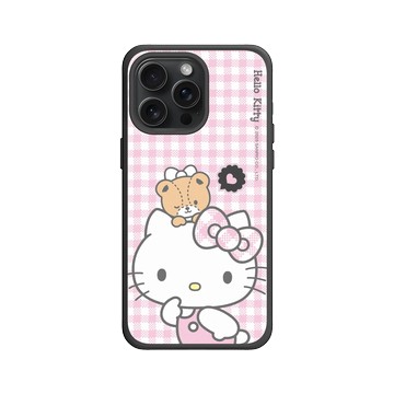 iPhone 15 Pro Max SolidX 黑 - 三麗鷗-Hello Kitty - Hello Kitty & Tiny Chum