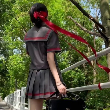 2026 赤糖蝶糕!紅色jk蝴蝶結髮夾女!2026 丸子頭飄帶款髮卡盤發器 裝飾 飾品 出貨 丸子頭抓夾 丸子頭髮圈