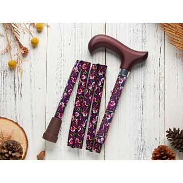 來而康 Merry Sticks 悅杖 醫療用手杖 (未滅菌) MS-572-007-077BR 繽紛生活 折疊手杖 酒紅莊園 MS572007077BR