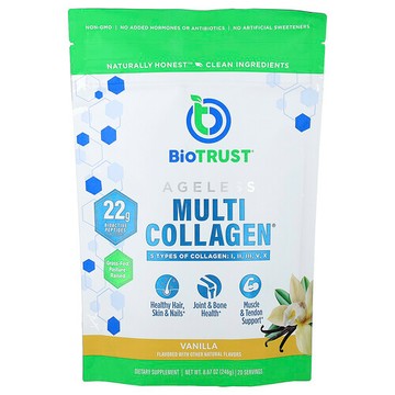 BioTRUST, Ageless 多膠原蛋白®，香草味，8.69 盎司（246 克）