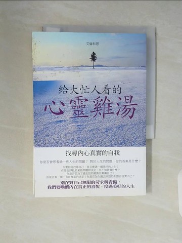 【書寶二手書T6／心靈成長_V9F】給大忙人看的心靈雞湯_艾倫科恩