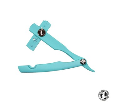 Irving Barber Company Cerakote Razor超薄膜陶瓷塗層多功能專業剃刀(蒂芙尼藍)