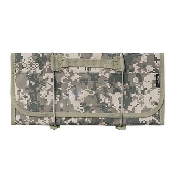 【Trusco】數位迷彩-軍綠色系捲筒式工具收納包-附套筒收納座